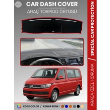 E-BİZ Volkswagen Transporter  T6  Kapaklı Model (2015-2020) Torpido Örtüsü Ön Göğüs Koruma Torpido Koruma