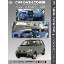 E-BİZ Chevrolet Spark (2009-2015) Torpido Örtüsü Ön Göğüs Koruma Torpido Koruma Tam Uyum Çatlamayı Önler