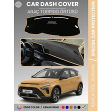 E-BİZ Hyundai Bayon (2020+) Torpido Örtüsü Panel Koruma Araca Özel Uv Koruyucu Kaymaz Hızlı Montaj