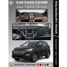 E-BİZ Hyundai Santafe (2012-2017) Torpido Örtüsü Ön Göğüs Tam Uyum Çatlamayı Önler Kaymaz Kolay Montaj