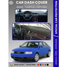 E-BİZ Audı A6 (1997-2004) Torpido Örtüsü Ön Göğüs Koruma Torpido Koruma Araca Özel Kaymaz Kolay Montaj