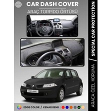 E-BİZ Renault Megane 2 Navigasyonlu Büyük Ekran (2003-2009) Torpido Örtüsü Ön Göğüs Halı Torpido Koruma
