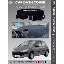 E-BİZ Peugeot 206 Makyajlı Kasa (2003-2009) Torpido Örtüsü Ön Göğüs Torpido Koruma Birebir Uyum Kaymaz