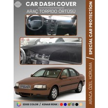 E-BİZ Volvo S80 (1998-2006) Torpido Örtüsü Ön Göğüs Koruma Torpido Koruma Tam Uyum Araca Özel Uv Koruma