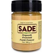 Sade Organik Proteinli Fıstık Ezmesi 300 gr
