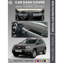 E-BİZ Dacıa Duster (2023+) Torpido Örtüsü Ön Göğüs Koruma Torpido Koruma Çatlamayı Engeller Tam Uyum
