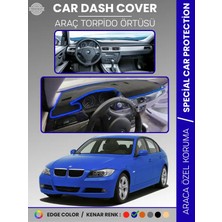 E-BİZ Bmw E90 (2006-2010) Torpido Örtüsü Ön Göğüs Koruma Torpido Koruma Araca Özel Kaymaz Kolay Montaj