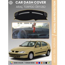 E-BİZ Renault Megane 1 (1999-2003) Torpido Örtüsü Ön Göğüs Koruma Torpido Koruma Tam Uyum Çatlamayı Önler