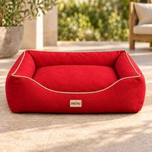 Patiyu Kedi Köpek Yatağı Vera Premium Yatak - Kırmızı / Xlarge