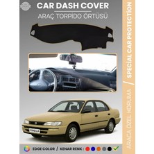 E-BİZ Toyota Corolla E100 (1991-1995) Torpido Örtüsü Ön Göğüs Koruma Araca Özel Çatlamayı Önler Kaymaz