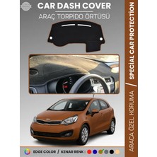 E-BİZ Kia Rio (2012-2018) Torpido Örtüsü Ön Panel Torpido Koruma Tam Uyum Araca Özel Kaymaz Kolay Montaj