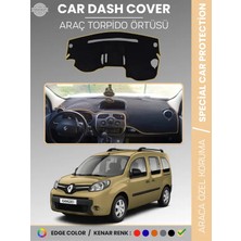 E-BİZ Renault Kangoo (2009-2019) Torpido Örtüsü Ön Göğüs Koruma Torpido Koruma Araca Özel Tam Uyum Kaymaz