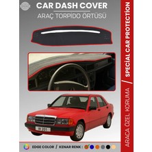 E-BİZ Mercedes 190E W201 (1982-1993) Torpido Örtüsü Premium Kalite Torpido Koruma Özel Kesim Uv Koruma