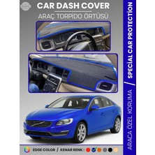 E-BİZ Volvo S60 (2011-2017) Torpido Örtüsü Ön Göğüs Koruma Torpido Koruma Tam Uyum Araca Özel Uv Koruma