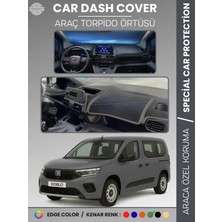 E-BİZ Fiat Doblo (2023+) Torpido Örtüsü Ön Göğüs Torpido Koruma Çatlamayı Engeller Tam Uyum Hızlı Montaj