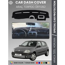 E-BİZ Renault Clıo 2 Aırbagsız (2001-2012) Torpido Örtüsü Ön Göğüs Koruma Torpido Koruma Araca Özel