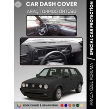 E-BİZ Volkswagen Golf 2 Mk2 (1983-1992) Torpido Örtüsü Panel Halısı Torpido Koruma Tam Uyum Uv Koruma