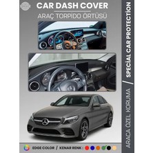 E-BİZ Mercedes C-Class W205 (2014-2020) Torpido Örtüsü Premium Kalite Torpido Koruma Özel Kesim Uv Koruma