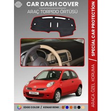 E-BİZ Nissan Micra March (2005-2010) Torpido Örtüsü Premium Kalite Torpido Koruma Araca Özel Uv Koruma