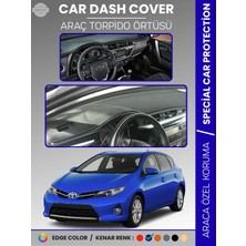 E-BİZ Toyota Auris (2012-2019) Torpido Örtüsü Ön Göğüs Halı Torpido Koruma Tam Uyum Uv Koruma Kolay Montaj
