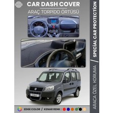 E-BİZ Fıat Doblo (2000-2008) Double Ekran Aırbagsiz Torpido Örtüsü Ön Göğüs Koruma Araca Özel Tam Uyum