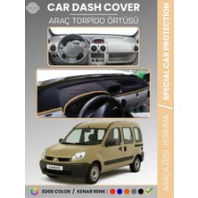 E-BİZ Renault Kangoo (1997-2008) Aırbagsız Torpido Örtüsü Ön Panel Koruma Tam Uyum Uv Koruma Kaymaz