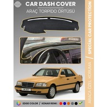 E-BİZ Mercedes C Class W202 (1993-2000) Torpido Örtüsü Premium Kalite Torpido Koruma Özel Kesim Uv Koruma