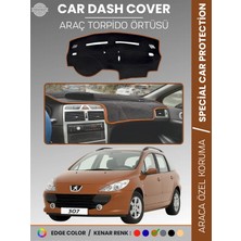E-BİZ Peugeot 307 (2001-2008) Torpido Örtüsü Ön Göğüs Koruma Torpido Koruma Birebir Uyum Kaymaz Özel Kesim
