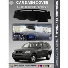E-BİZ Kia Sorento (2006-2009) Torpido Örtüsü Ön Panel Halı Torpido Koruma Tam Uyum Araca Özel Kaymaz