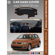 E-BİZ Volkswagen Polo (2009-2019) Torpido Örtüsü Ön Göğüs Koruma Torpido Koruma Tam Uyum Kaymaz Özel Kesim