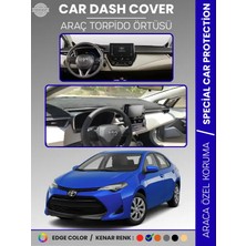 E-BİZ Toyota Corolla (2019+) Torpido Örtüsü E210 Kasa Hayalet Ekranlı Dijital Göstergeli Torpido Koruma