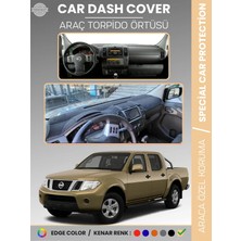 E-BİZ Nıssan Navara D40 (2005-2015) Torpido Örtüsü Panel Koruma Araca Özel Uv Koruma Kaymaz Kolay Montaj