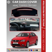 E-BİZ Seat Toledo (2013-2017) Torpido Örtüsü Ön Göğüs Halı Torpido Koruma Birebir Uyum Kaymaz Uv Koruma