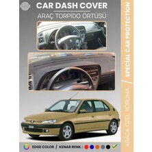 E-BİZ Peugeot 306 (1997-2002) Torpido Örtüsü Ön Göğüs Koruma Torpido Koruma Birebir Uyum Kaymaz Özel Kesim