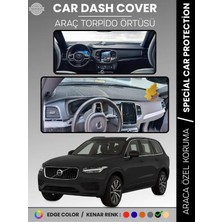 E-BİZ Volvo XC90 Torpido Örtüsü (2015-2024) Torpido Örtüsü Panel Halısı Torpido Koruma Tam Uyum Uv Koruma