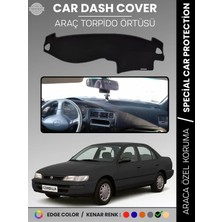 E-BİZ Toyota Corolla E100 (1991-1995) Torpido Örtüsü Ön Göğüs Koruma Araca Özel Çatlamayı Önler Kaymaz