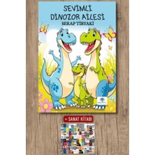 Mavi Nefes Yayınları Sevimli Dinozor Ailesi + Sanat Kitabı