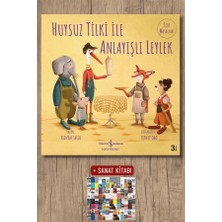 İş Bankası Kültür Yayınları Huysuz Tilki ile Anlayışlı Leylek + Sanat Kitabı