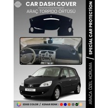 E-BİZ Renault Scenıc 2 (2003-2009) Torpido Örtüsü Ön Göğüs Koruma Torpido Koruma Tam Uyum Çatlamayı Önler