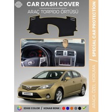 E-BİZ Toyota Avensıs T27 (2009-2018) Torpido Örtüsü Ön Göğüs Koruma Tam Uyum Çatlamayı Önler