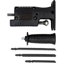 Tr Matkap Uyumlu Dekupaj Kesme Aparatı Testere Ahşap Alüminyum Metal Tahta Plastik Kesim 3 Bıça