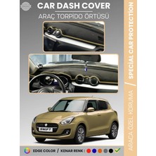 E-BİZ Suzukı Swift (2017-2020) Torpido Örtüsü Ön Göğüs Halı Torpido Koruma Tam Uyum Kaymaz Uv Koruma