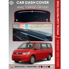 E-BİZ Volkswagen Transporter T7 (2021+) Torpido Örtüsü Ön Göğüs Koruma Torpido Koruma Tam Uyum Uv Koruma
