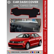 E-BİZ Volkswagen Jetta (2010-2021) Torpido Örtüsü Ön Göğüs Koruma Torpido Koruma Tam Uyum Çatlamayı Önler