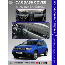 E-BİZ Dacıa Duster (2023+) Torpido Örtüsü Ön Göğüs Koruma Torpido Koruma Çatlamayı Engeller Tam Uyum