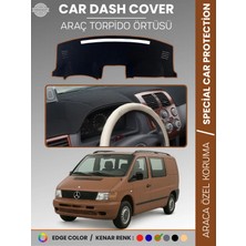 E-BİZ Mercedes Vıto W638 (1996-2003) Torpido Örtüsü Premium Kalite Torpido Koruma Özel Kesim Uv Koruma