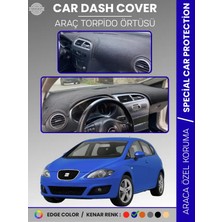 E-BİZ Seat Leon (2005-2012) Torpido Örtüsü Ön Göğüs Halı Torpido Koruma Birebir Uyum Kaymaz Uv Koruma