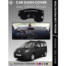 E-BİZ Renault Kangoo (2009-2019) Torpido Örtüsü Ön Göğüs Koruma Torpido Koruma Araca Özel Tam Uyum Kaymaz