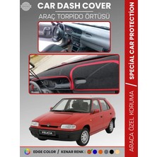 E-BİZ Skoda Felıcıa (1994-2001) Torpido Örtüsü Panel Halı Torpido Koruma Tam Uyum Uv Koruma Hızlı Montaj