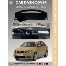 E-BİZ Seat Toledo (2013-2017) Torpido Örtüsü Ön Göğüs Halı Torpido Koruma Birebir Uyum Kaymaz Uv Koruma